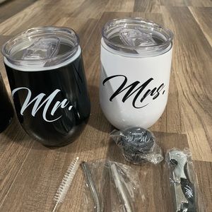 Mr. & Mrs tumblers